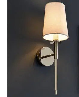 Svietidlá Endon 92949 - Nástenné svietidlo 1xE14/6W/230V biela/lesklý chróm 92949