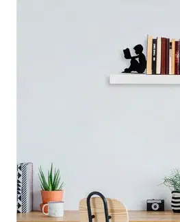 Taburetky  Zarážka na knihy 22x40,5 cm čierna 493RMC1119