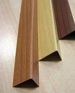 Ochranné rohové lišty PVC ochranný roh (nevŕtaný) Buk růžový 02