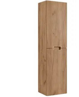 Skrinky do kúpeľne Elvisia Vysoká skrinka do kúpeľne VENA craft zlatý