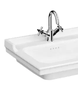 Umývadlá Umývadlo VitrA Ricordi 65x53 cm otvor pre batériu uprostred 7801-003-0001 7801-003-0001