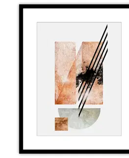Obrazy Obraz Abstract II 40x50cm copper