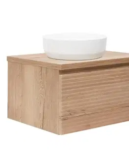 Kúpeľňový nábytok Kúpeľňová skrinka pod umývadlo Naturel Savona 98x43x44, 8 cm dub halifax mat SAVONA100DHD SAVONA100DHD