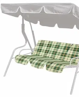 Záhradné hojdačky HAPPY GREEN Polster na hojdačku zelená kocka 5028060 