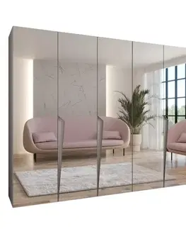 Šatníkové skrine Skriňa Piano 3-300 (2x150) kašmír/kašmír