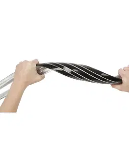 Blatníky na bicykel Blatníky M-Wave Mud Max Flex 28" čierne so vzperami