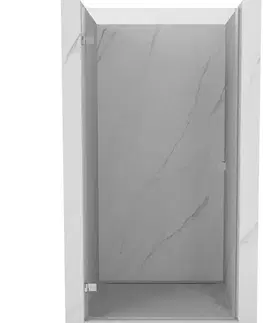 Sprchovacie kúty MEXEN/S - Lunar-B sprchové dvere krídlové ľavé 80, transparent, chróm 832-080-000-01-00-L