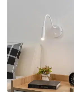 Svietidlá BRILAGI - LED Stmievateľná flexibilná nástenná lampa MAYA 1xG9/4W/230V biela BRI086