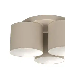 Svietidlá  Stropné svietidlo ARDEN 3xE27/15W/230V pr. 30 cm béžová 4234