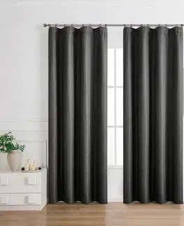 Závesy do spálne Záves na páske NORI 005/185GSM 140x250 sivý