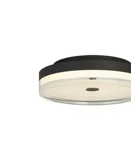 Svietidlá Searchlight 42651-30BK - LED Stropné svietidlo CYPRUS LED/21W/230V pr.30 cm čierne 42651-30BK