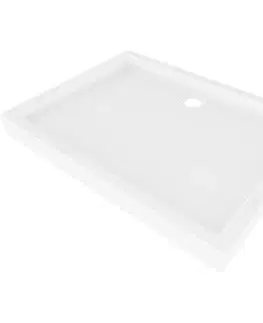 Vane MEXEN - Flow+ sprchová vanička obdĺžniková 70 x 80, biela lesk 46R107080H