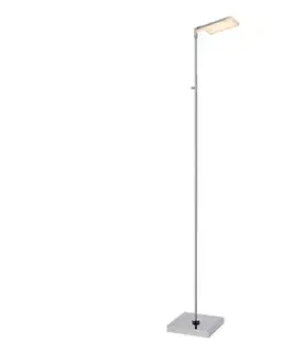 Lampy Lucide 19730/10/11 - LED Stmievateľná stojacia lampa AARON LED/12W/230V chróm 19730/10/11