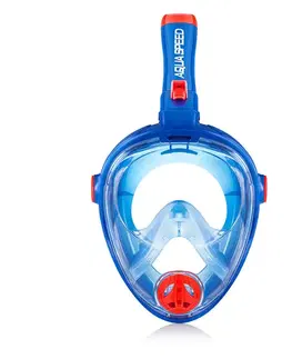 Potápačské okuliare a masky Detská potápačská maska Aqua Speed Spectra 2.0 Kid blue - S