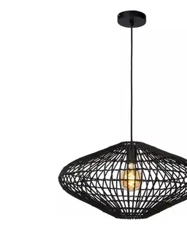 Svietidlá Lucide 03435/56/30 - Luster na lanku MAGALI 1xE27/40W/230V čierna 03435/56/30