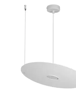 Svietidlá  Závesné svietidlo na lanku PIATTO 1xGX53/15W/230V priemer 45 cm biela MLP2912