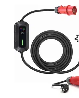 Predlžovacie káble  Nabíjacia stanica pre elektromobily typu 2 7 m 22kW 16A IP55 EV_PPC7M22