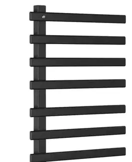 Radiátory do kúpeľne SAPHO - ELCOR elektrický sušiak uterákov 480x920x50 128 W, čierna mat EB460