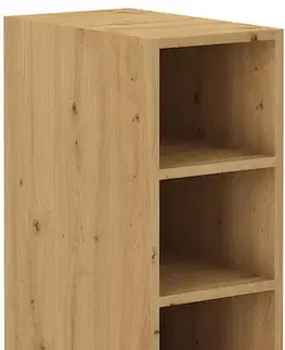 Kuchynské skrinky STELLA 30 D otvorený regál, dub Artisan