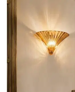 Svietidlá Ideal Lux - Nástenné svietidlo SANTA 1xE14/40W/230V zlaté 087375