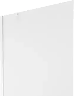 Sprchové dvere MEXEN/S - Next vaňová zástena FIX 100 x 150, mrazené sklo, biela 895-100-000-00-30-20