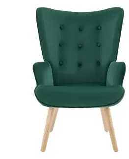 Moderné kreslá Kreslo Nicol zelená