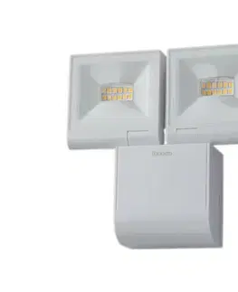 Svietidlá theben - LED Nástenný reflektor 2xLED/10W/230V biela IP55 4003468100868