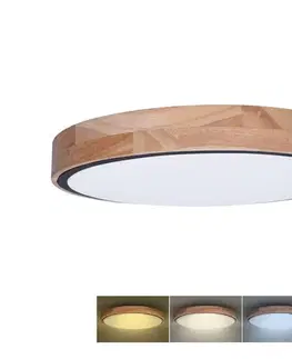 Svietidlá  WO8005 - LED stmievateľné svietidlo IRON OAK LED/48W/230V 3000-6500K priemer 40 cm + diaľkové ovládanie WO8005