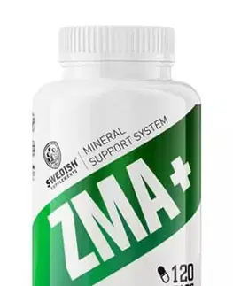 Stimulanty a energizéry ZMA+ - Swedish Supplements 120 kaps.