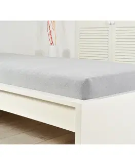 Prestieradlá Prestieradlo jersey IDEAL 90x200 sivé