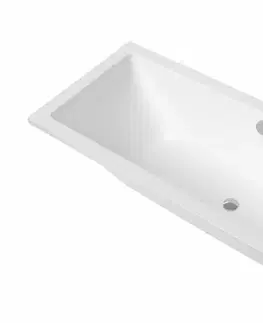 Vane Obdĺžniková vaňa SAT Nora 170x80 cm akrylát ľavá aj pravá SATVNO17080 SATVNO17080