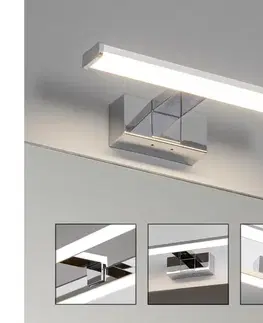 Kúpeľňové zrkadlá Brilagi - LED kúpeľňové osvetlenie na zrkadlo VESTRA LED/6W/230V 30 cm IP44 chróm FG-M1-C02-300-CHR