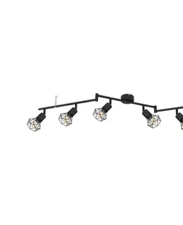 Svietidlá Globo 54802S-6S - Bodové svietidlo XARA 6xE14/40W/230V 54802S-6S