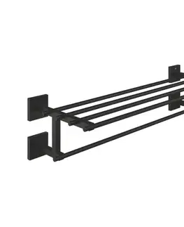 Svietidlá GROHE 410992430 - Multi-vešiak na uteráky START CUBE 600 mm čierny 410992430