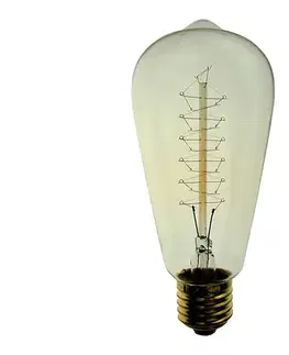 Žiarovky  Priemyselná dekoračná stmievateľná žiarovka SELEBY ST64 E27/40W/230V 2200K SKU012014