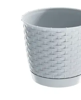 Kvetináče PROSPERPLAST - Kvetináč Ratolla 22cm biely