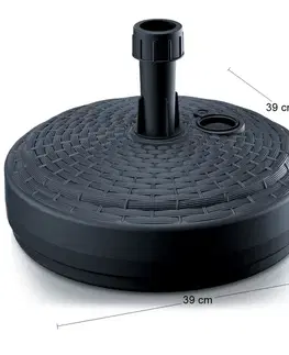 Stojany a držiaky na slnečníky a sušiaky NABBI MPOR podstavec pod slnečník 10 l antracit