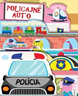 Leporelá, krabičky, puzzle knihy Policajné auto - leporelo