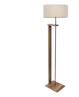 Lampy  Stojacia lampa AYD 1xE27/40W/230V hnedá/béžová 780SGN4465
