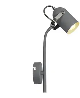 Svietidlá  Nástenné svietidlo GRAY 1xE14/40W/230V 91-66527