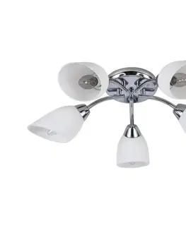 Svietidlá  Prisadený luster PORTOS 5xE14/10W/230V lesklý chróm ML2267