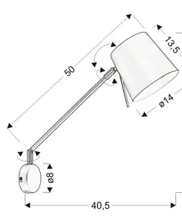 LED osvetlenie Nástenné svetlo KILLY Candellux