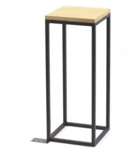 Záhrada Stojan na kvety Tavolo čierny 60x23,5