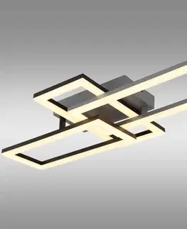 Moderné lampy do obývačky Luster 67328-24oc Grey Led 24W Pl3