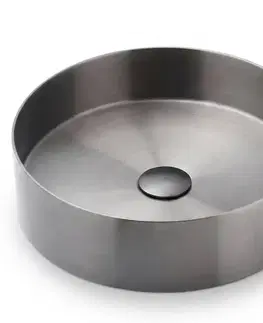 Umývadlá Umývadlo na dosku Iron Round chróm