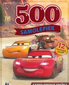Nalepovačky, vystrihovačky, skladačky Autá - 500 Samolepiek
