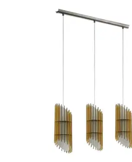Svietidlá Eglo 33549 - Luster na lanku AGREDA 3xE27/40W/230V 33549
