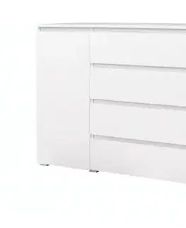 Komody ArtMadex Komoda COSMO C06 | biela