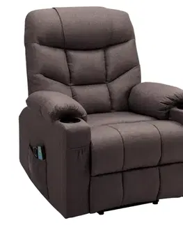 Masážne Elektrické masážne kreslo HUDSON Kondela