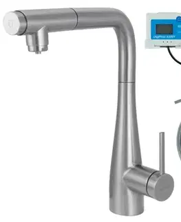 Kúpeľňové batérie DEANTE - Eridan 1500 batéria kuchynská, so sadou na filtráciu vody, s vyťahovacou hubicou; BREFF75M
